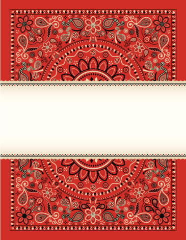 A classic and ornate bandana ornamented background.
