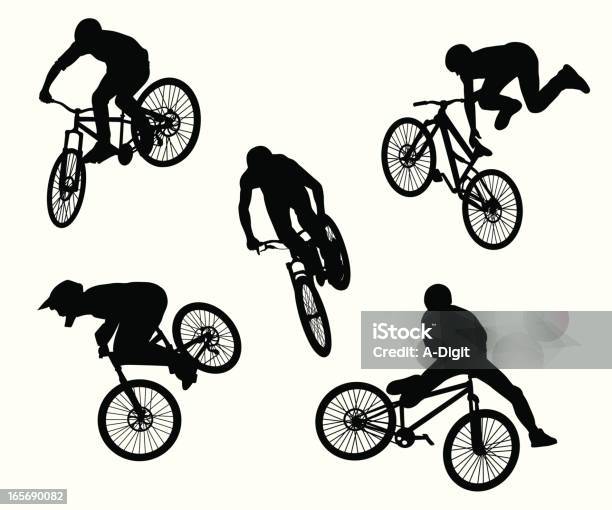 Ilustración de Bmx Trucos y más Vectores Libres de Derechos de Bicicleta BMX - Bicicleta BMX, Vector, Actitud