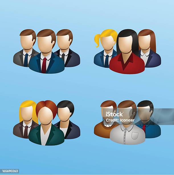 3d User Groups Stock Illustration - Download Image Now - Three Dimensional, Icon Symbol, Avatar