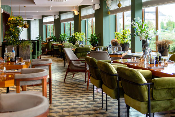 istock Interior of a modern cozy italian restaurant 1656903108