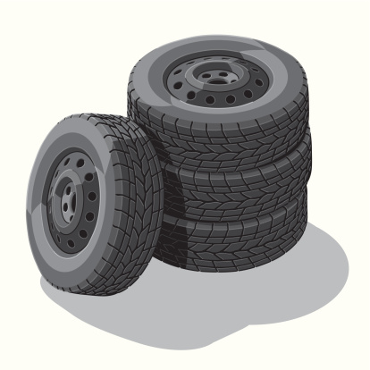 Free Stack of Tire Clipart in AI, SVG, EPS or PSD