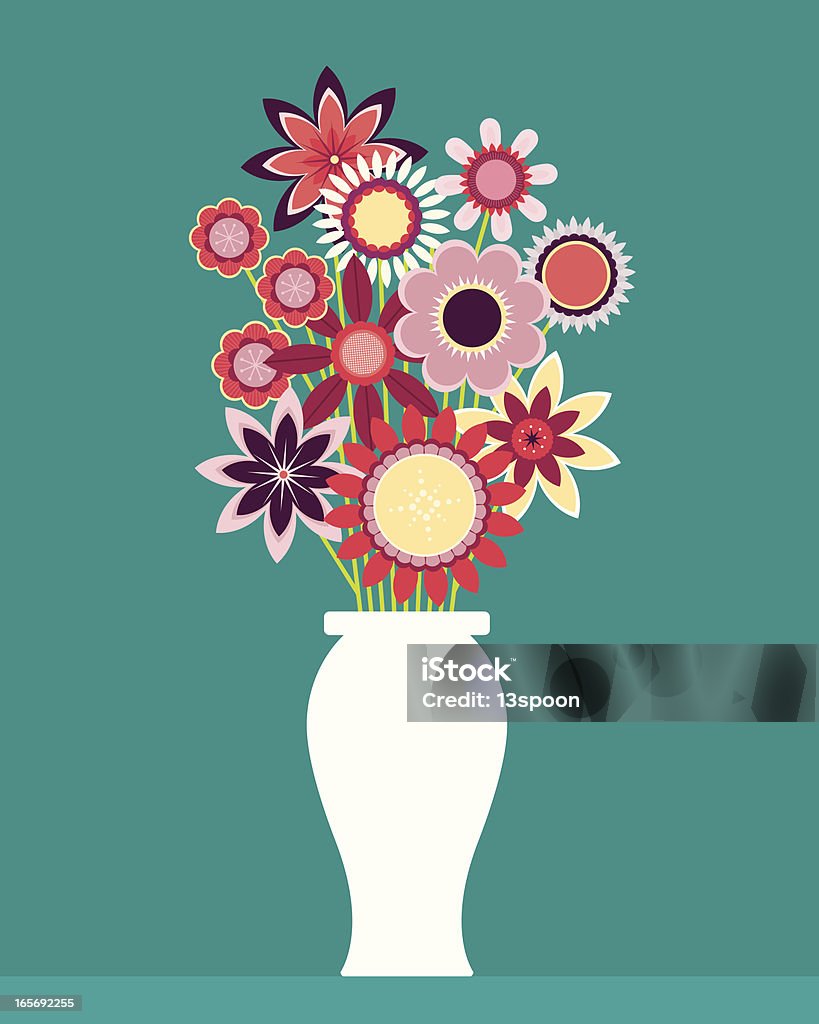 Dziki kwiat Bukiet - Grafika wektorowa royalty-free (Kwiat - Roślina)