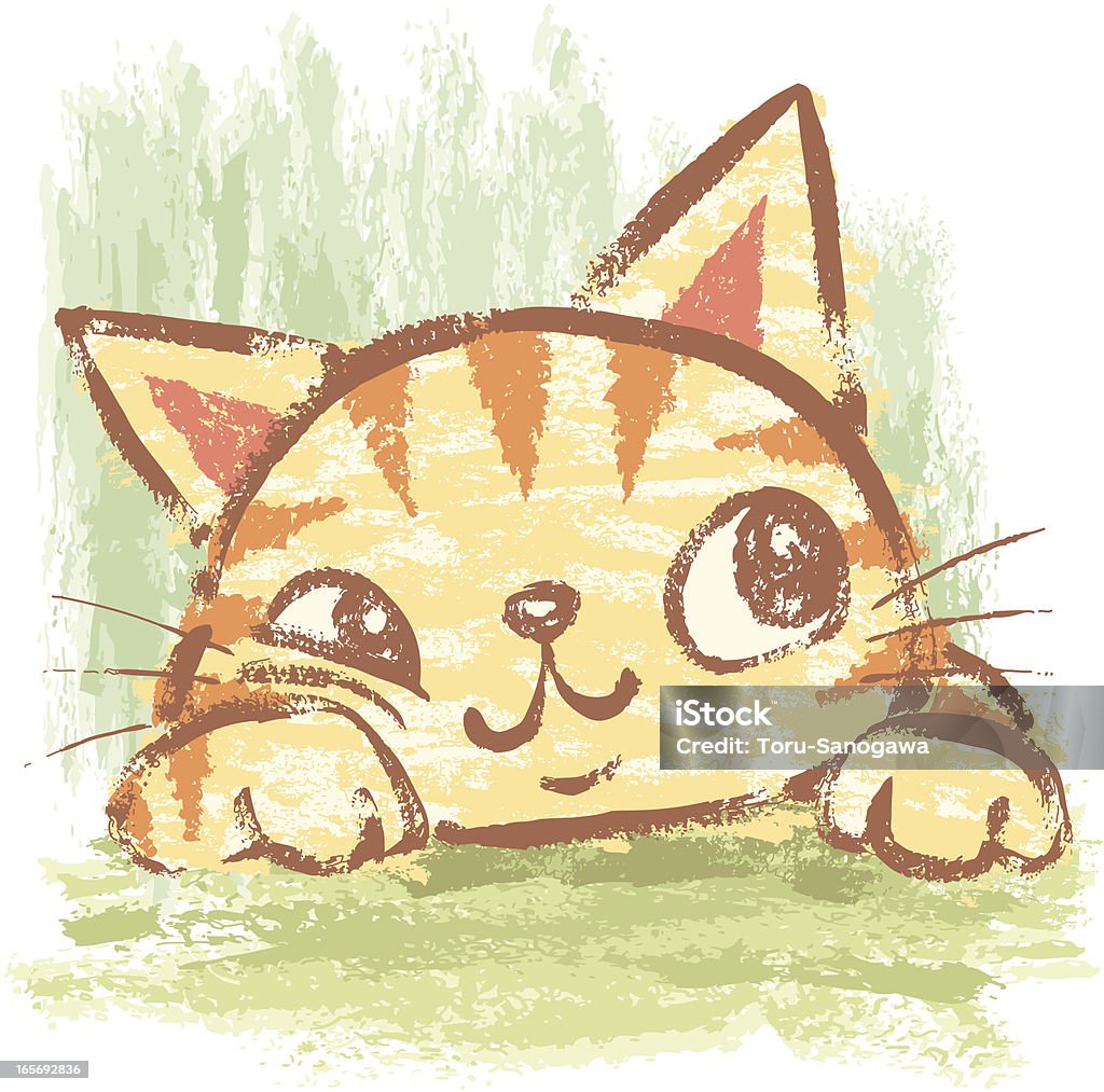 Kot, że jest relaks - Grafika wektorowa royalty-free (Kot domowy)