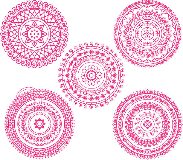 Round Rangoli Design Texture 1,900+ Round Rangoli Designs Stock Illustrations, Royalty-Free Vector ...