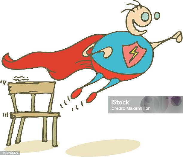 Это Superboy — стоковая векторная графика и другие изображения на тему Белый фон - Белый фон, В стиле минимализма, Векторная графика