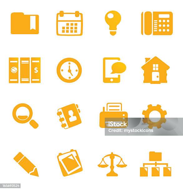 Office And Business Icons Stock Illustration - Download Image Now - Generic - Description, Icon Symbol, Internet
