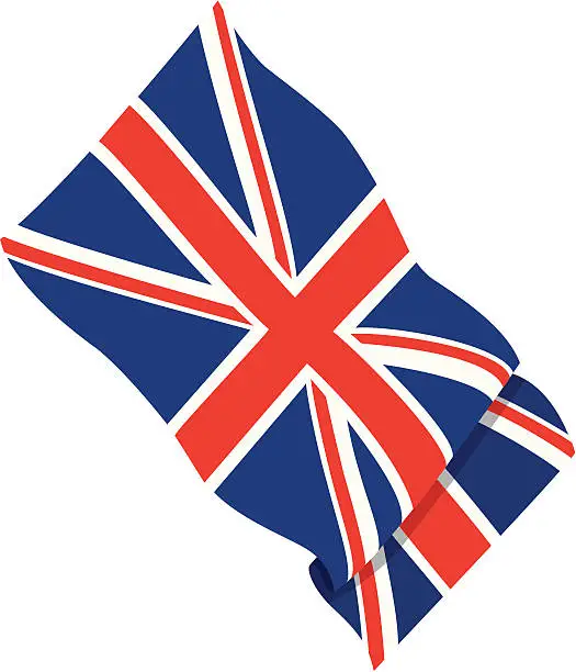 Vector illustration of British Flag
