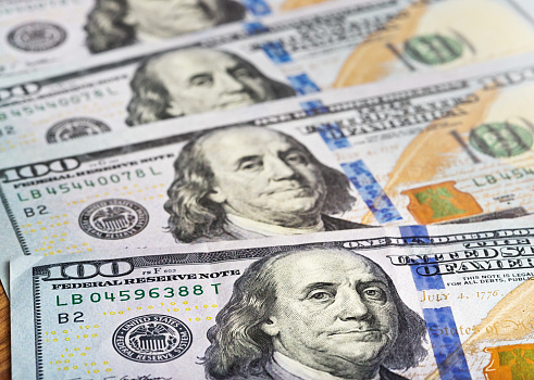 American cash money in hundred-dollar bills.