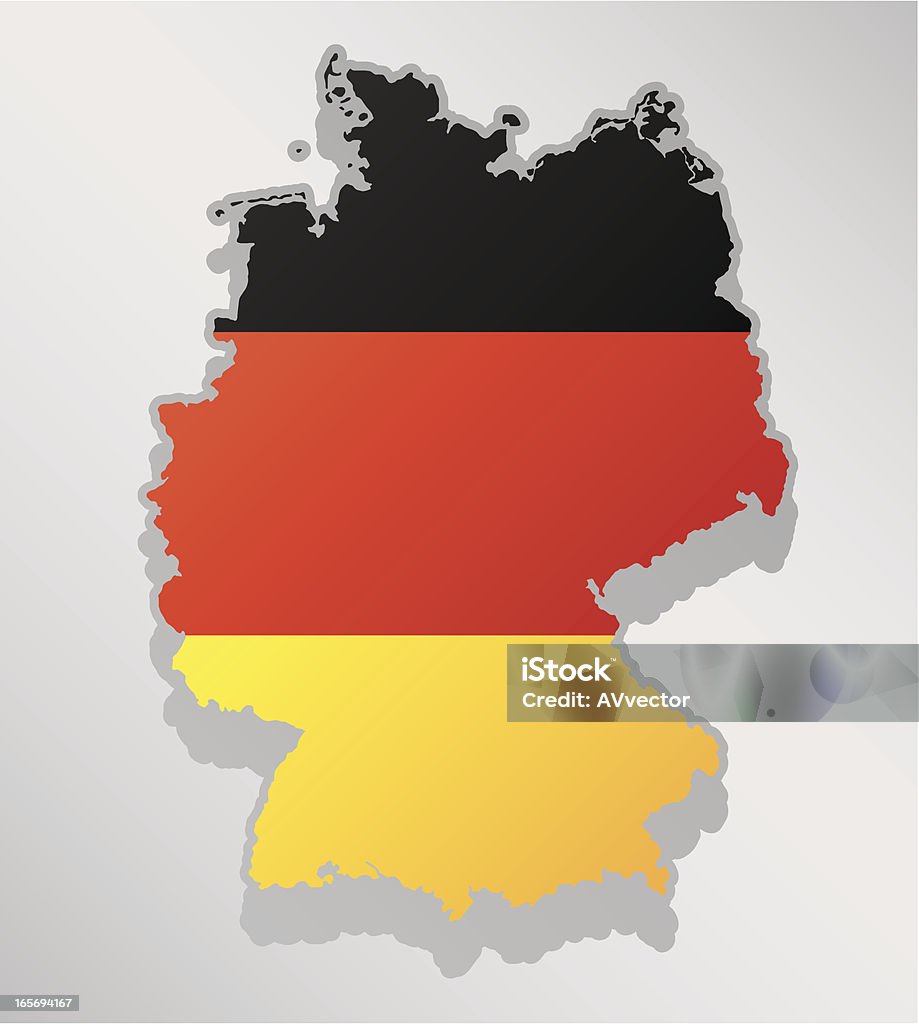 Deutschland - Lizenzfrei Deutsche Flagge Vektorgrafik