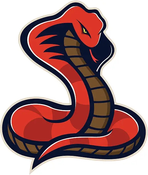 Vector illustration of Snake mascot