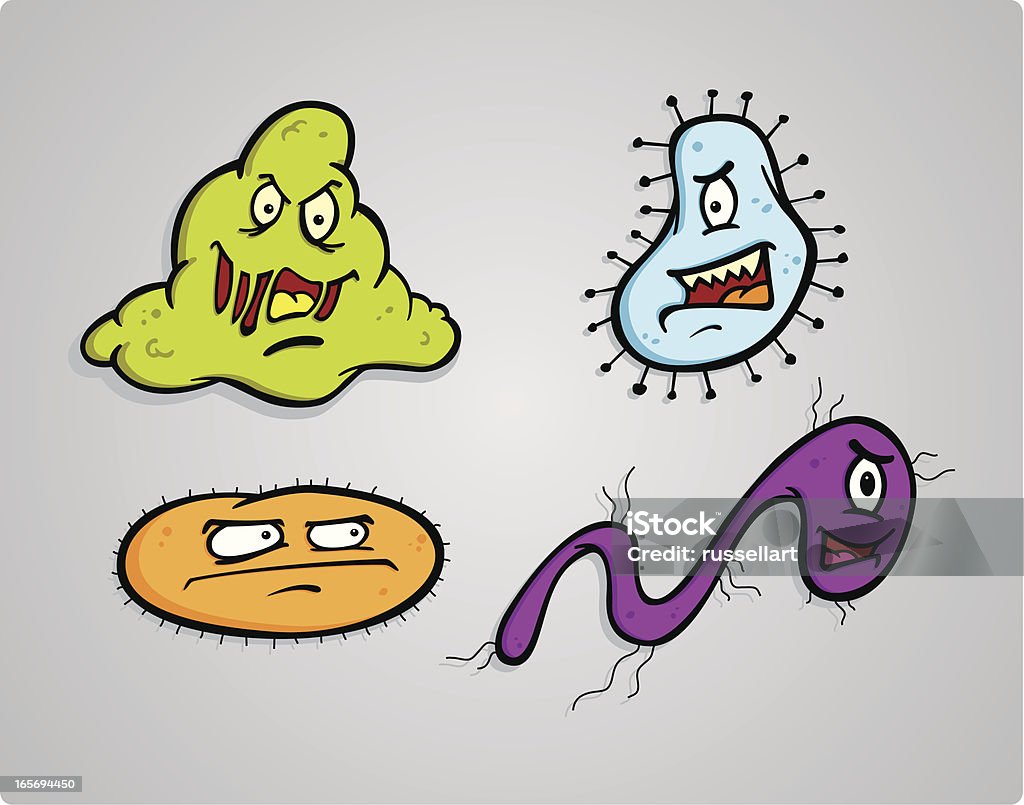 Germs - ぬるぬるしたのロイヤリティフリーベクトルアート