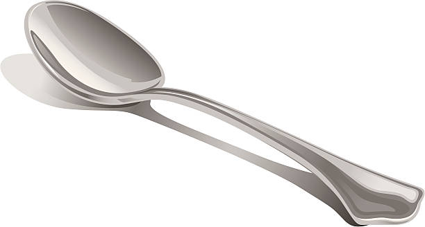 スプーンイラストレーション - teaspoon tablespoon silver spoon点のイラスト素材／クリップアート素材／マンガ素材／アイコン素材
