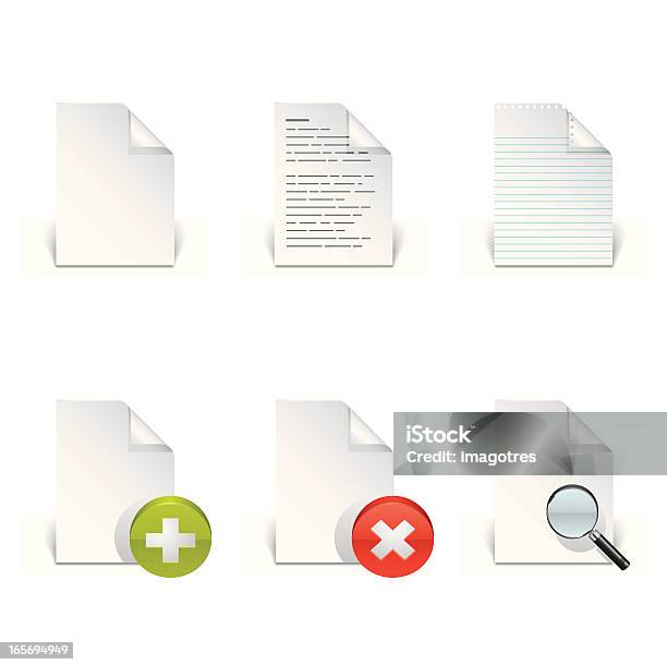 Dokument Dateien Iconset Stock Vektor Art und mehr Bilder von Bildkomposition und Technik - Bildkomposition und Technik, Brief - Dokument, Designelement