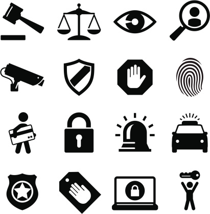 Security and legal theme icon set. Professional icons for your Web site or print project. See more in this series.