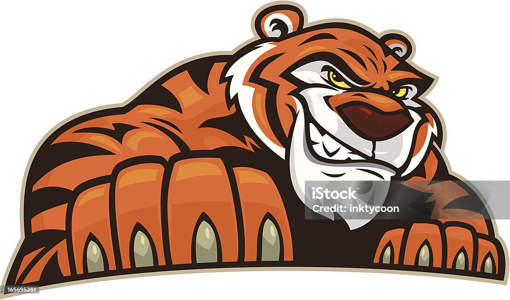 TigerStance This Confident Tiger is great for any mascot driven design. Tiger stock vector