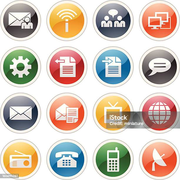 Icons Stock Illustration - Download Image Now - Bubble, Business, Computer Monitor