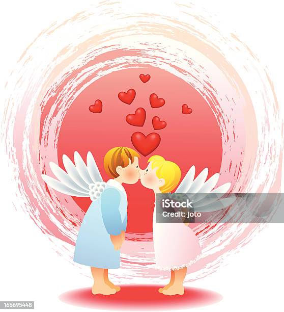 Love Angels Stock Illustration - Download Image Now - Angel, Animal Body Part, Animal Wing