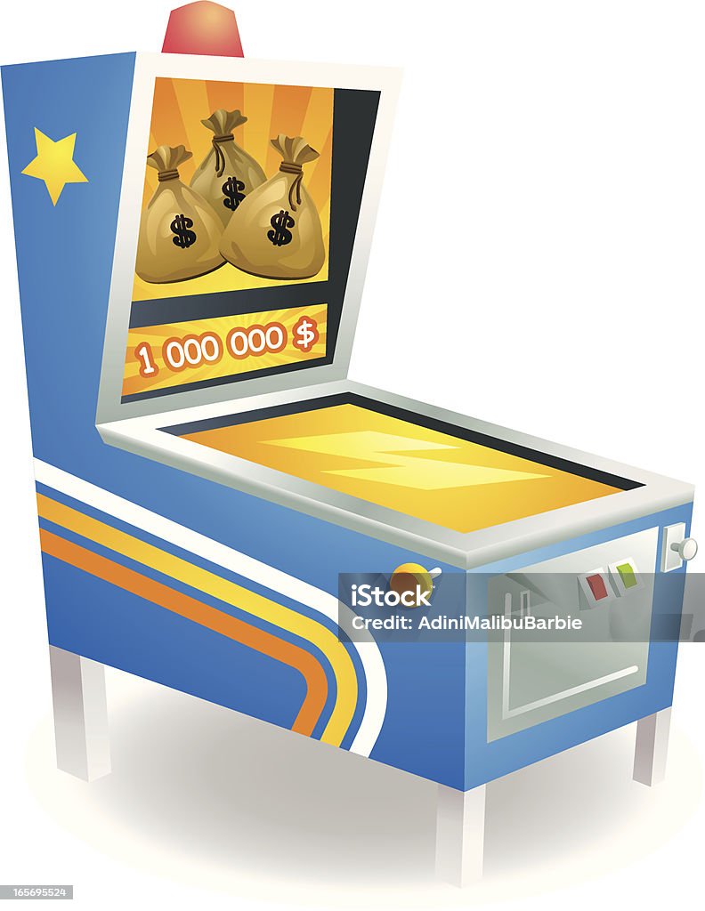 Arcade-Maschine - Lizenzfrei Flipperautomat Vektorgrafik