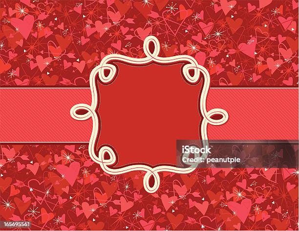 Exlibris Fond Rouge Saintvalentin Vecteurs libres de droits et plus d'images vectorielles de Amour - Amour, Carte de la Saint-Valentin, Circonvolution