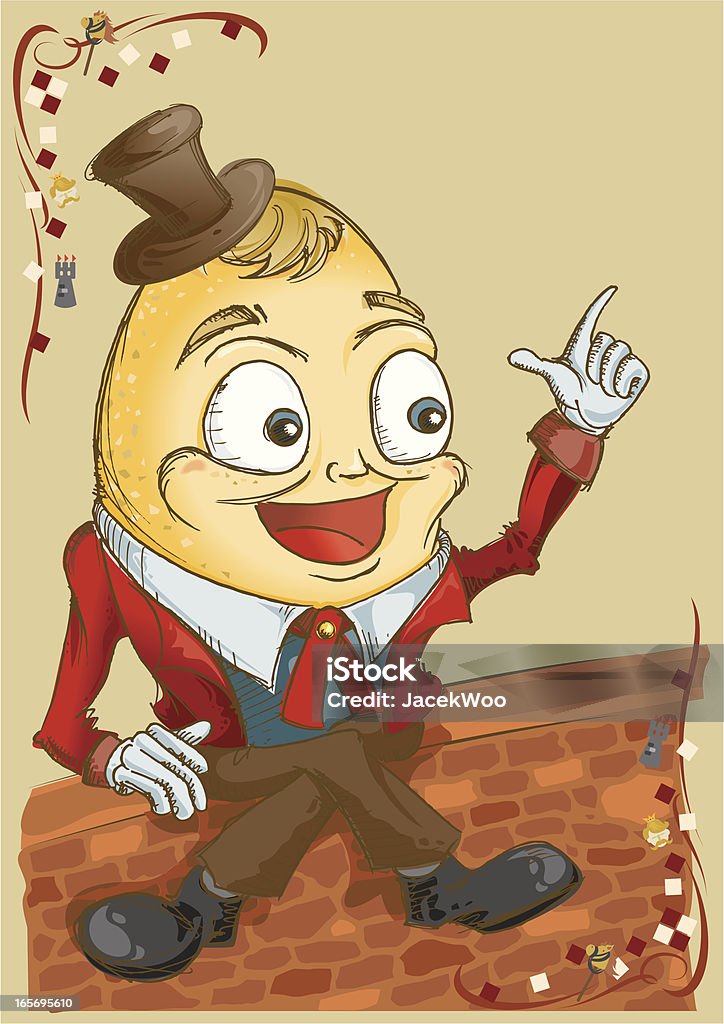 Humpty Dumpty - Lizenzfrei Illustration Vektorgrafik