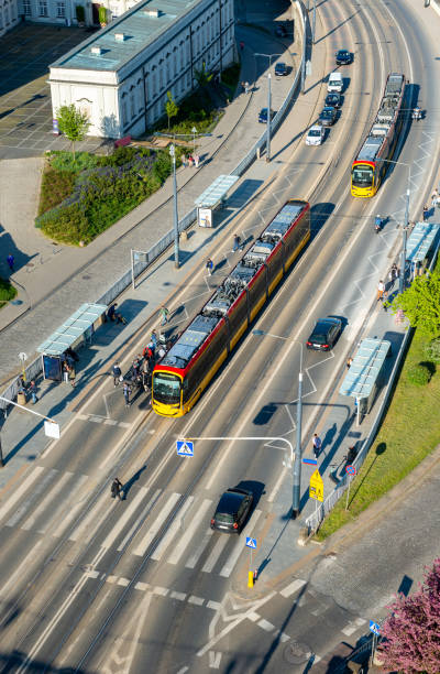 istock Electric trams in Warsaw 1656972165