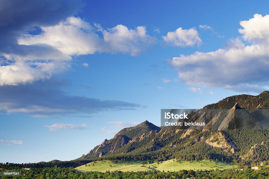 Boulder, Colorado Flatirons - Foto de stock de Boulder royalty-free