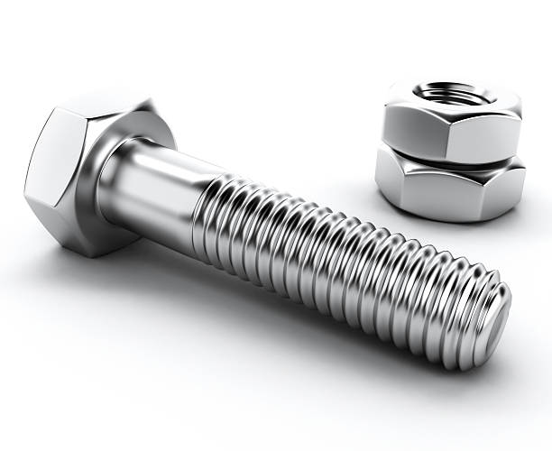Metal bolts 3D