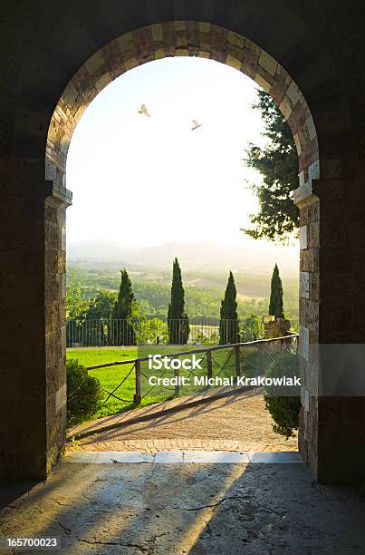 Tuscan Scene Stock Photo - Download Image Now - Tuscany, Italy, Arch - Architectural Feature