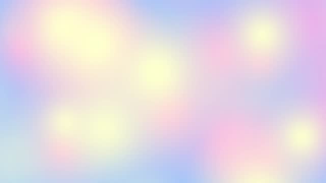 Abstract gradation background material loop animation that changes between yellow, pink and blue