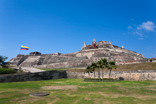 San Felipe de Barajas Castle In Cartagena, Colombia Also Known As San Felipe Fort