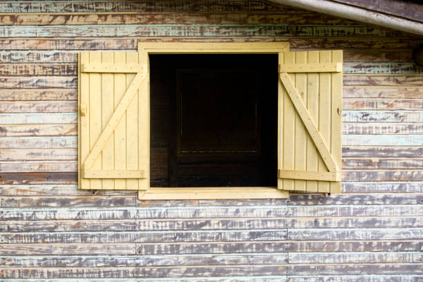 istock an open window in a small house in Brazil 1657069749