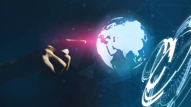 istock Hand point to global internet technology to connect people. 1657076246