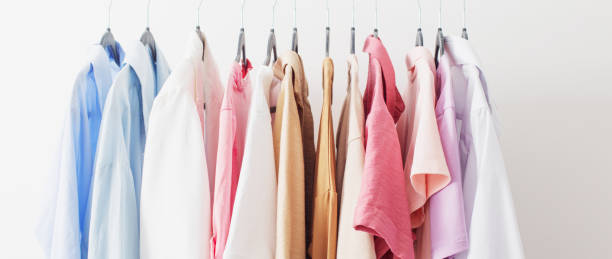 istock female  summer wardrobe in  white room 1657100873