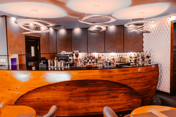 istock Bar counter of luxury modern restaurant 1657108290