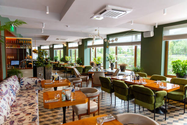 istock Italian restaurant interior in modern style 1657132582