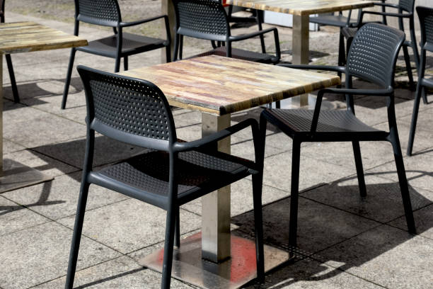 istock The tables and chairs are not yet taken 1657141913
