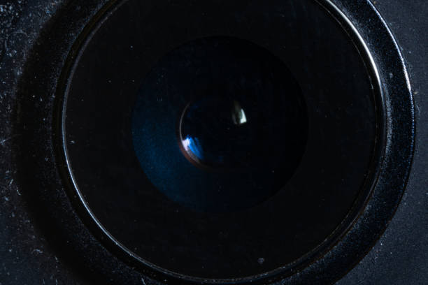 istock Round lens of a deteriorated mobile phone. 1657167573