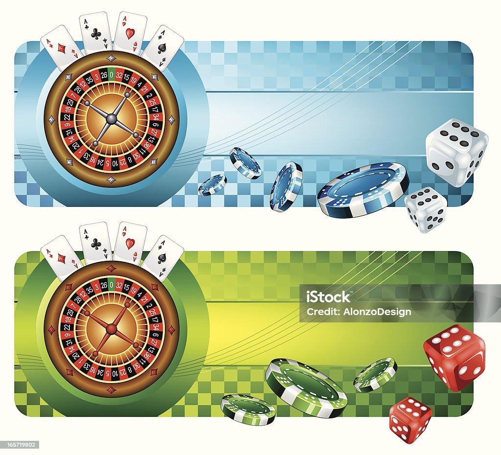 Casino de Banners - arte vectorial de Casino libre de derechos