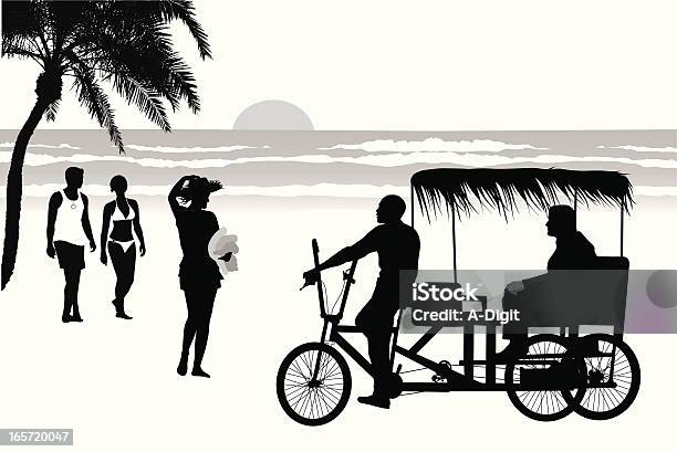 Beachbuggy - Stockowe grafiki wektorowe i więcej obrazów Bicykl - Bicykl, Ciało ludzkie, Czarny kolor