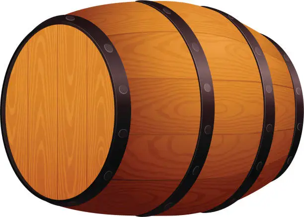 Vector illustration of barrel