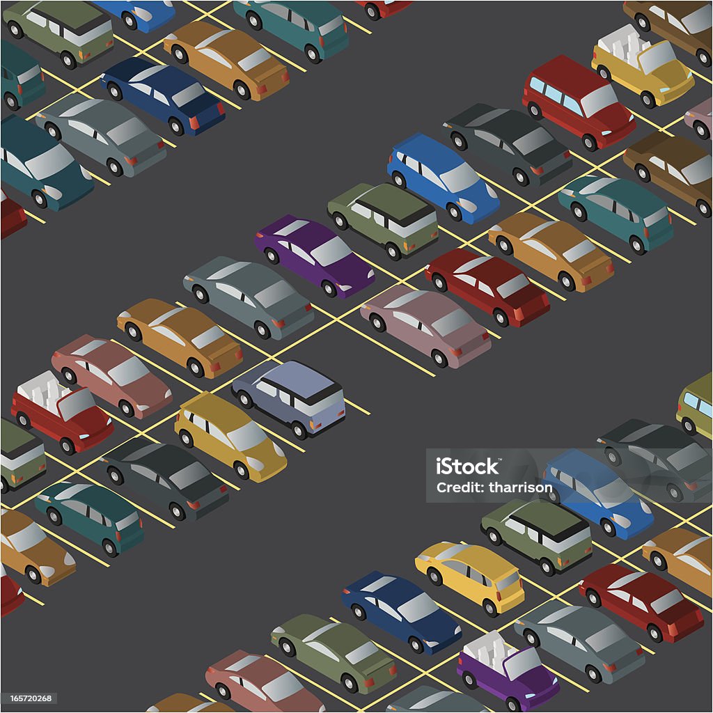 Dernière espace de stationnement - clipart vectoriel de Voiture libre de droits