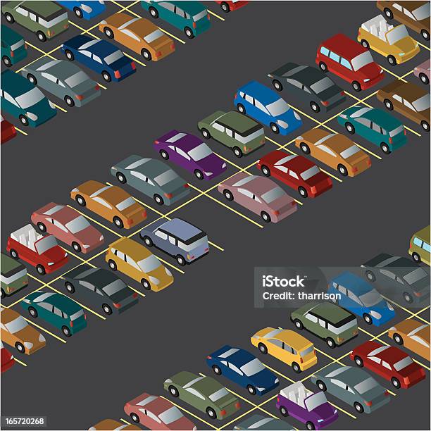 Último Espaço De Estacionamento - Arte vetorial de stock e mais imagens de Carro - Carro, Estacionamento de Carros, Ilustração