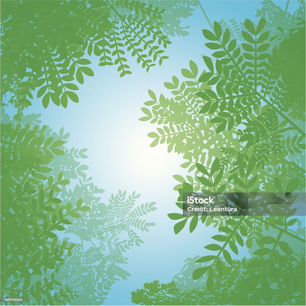 De printemps Canopy - clipart vectoriel de Canopée libre de droits