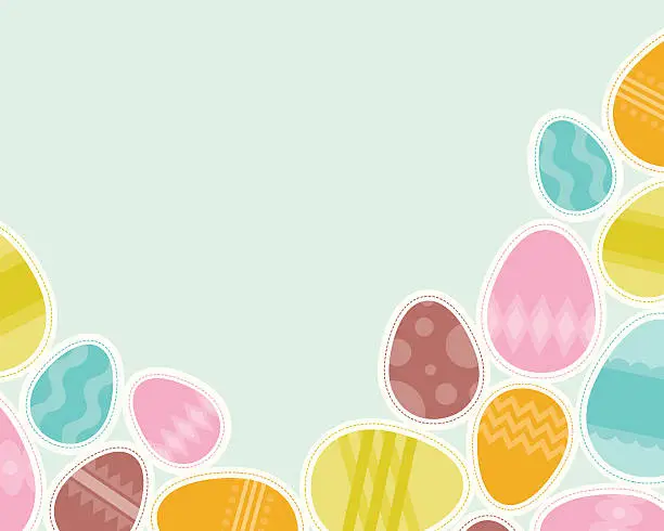 Vector illustration of Easter Egg Group