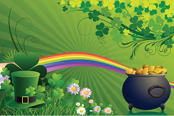 Vector illustration of St Patrick’s day background
