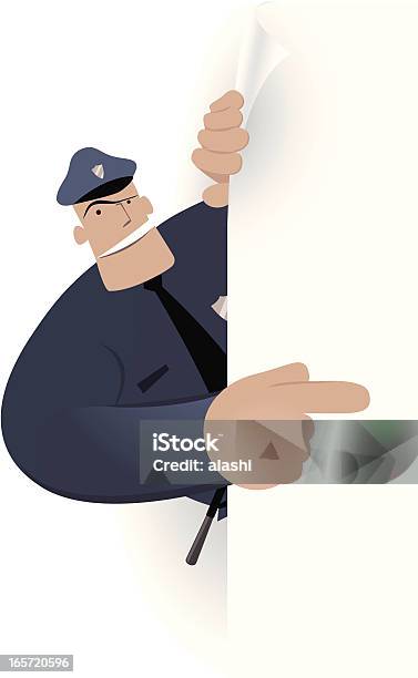ブランクサイン警察官指を指す指数 - 広告のベクターアート素材や画像を多数ご用意 - 広告, 警察, 万引き