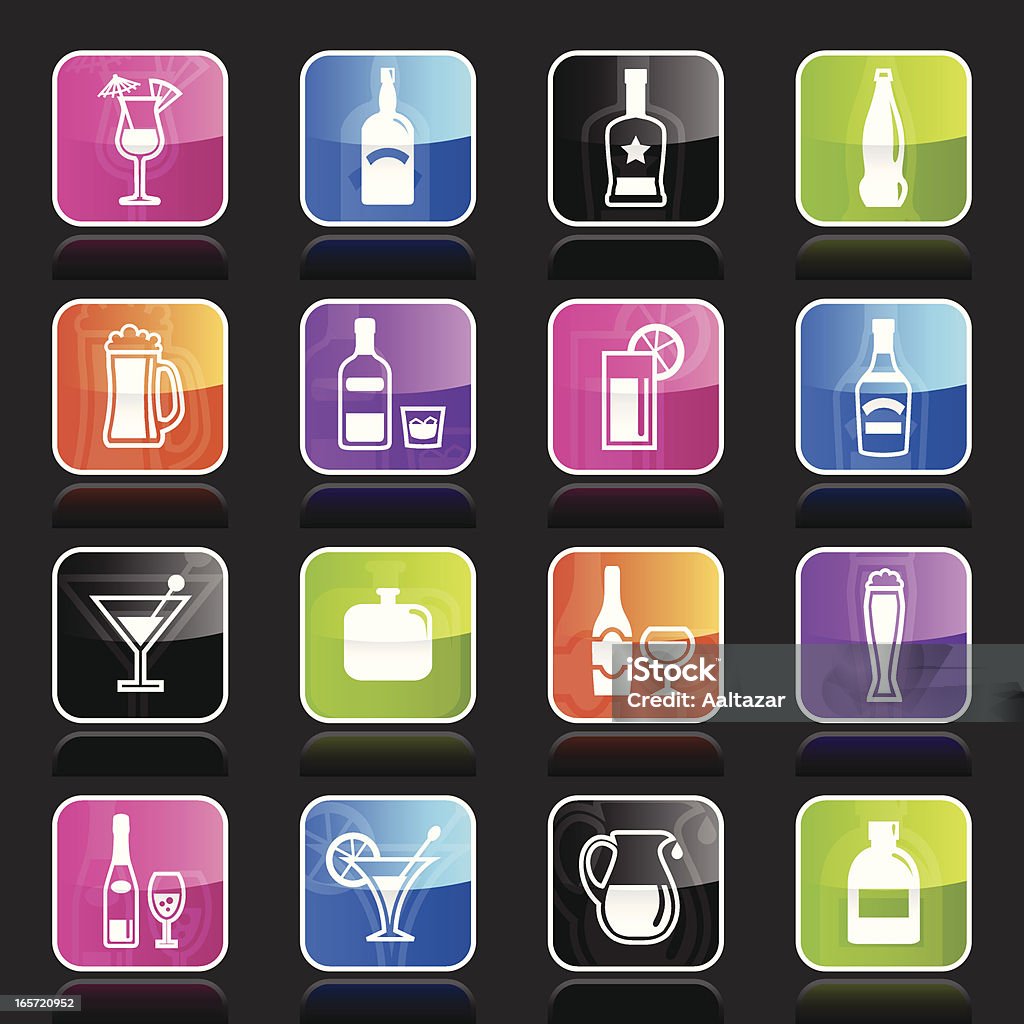 Ubergloss icônes-Alcool - clipart vectoriel de Alcool libre de droits