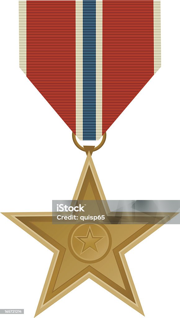 Estrela Medalha militar de Bronze - Royalty-free Tropa arte vetorial