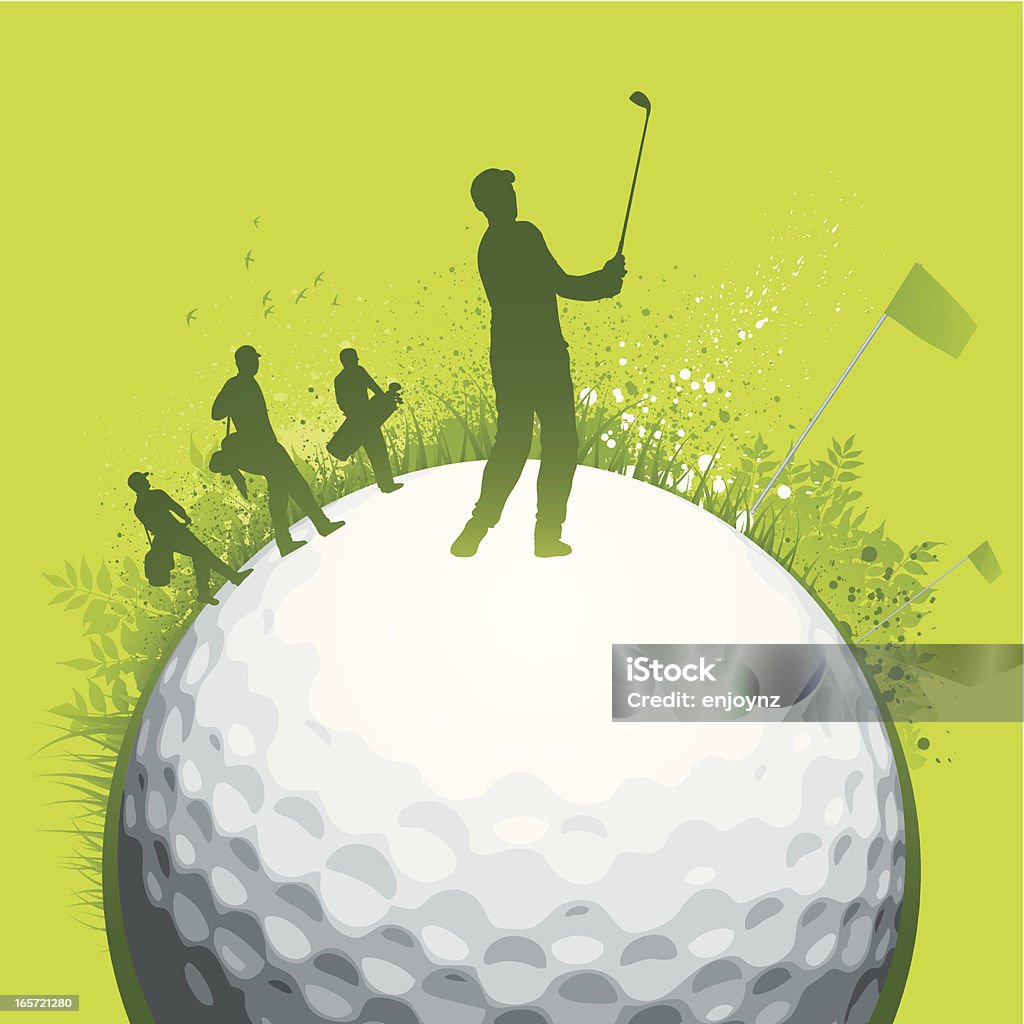 Golf projekt - Grafika wektorowa royalty-free (Golf - Sport)