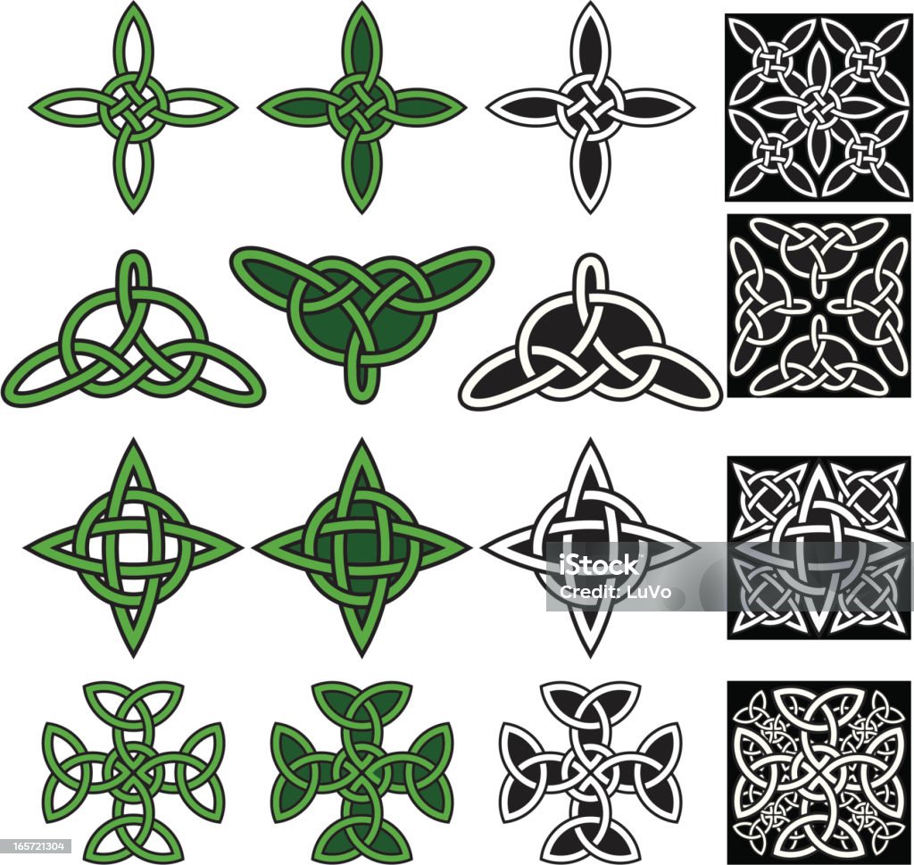 Celtic nós - Vetor de Estilo celta royalty-free